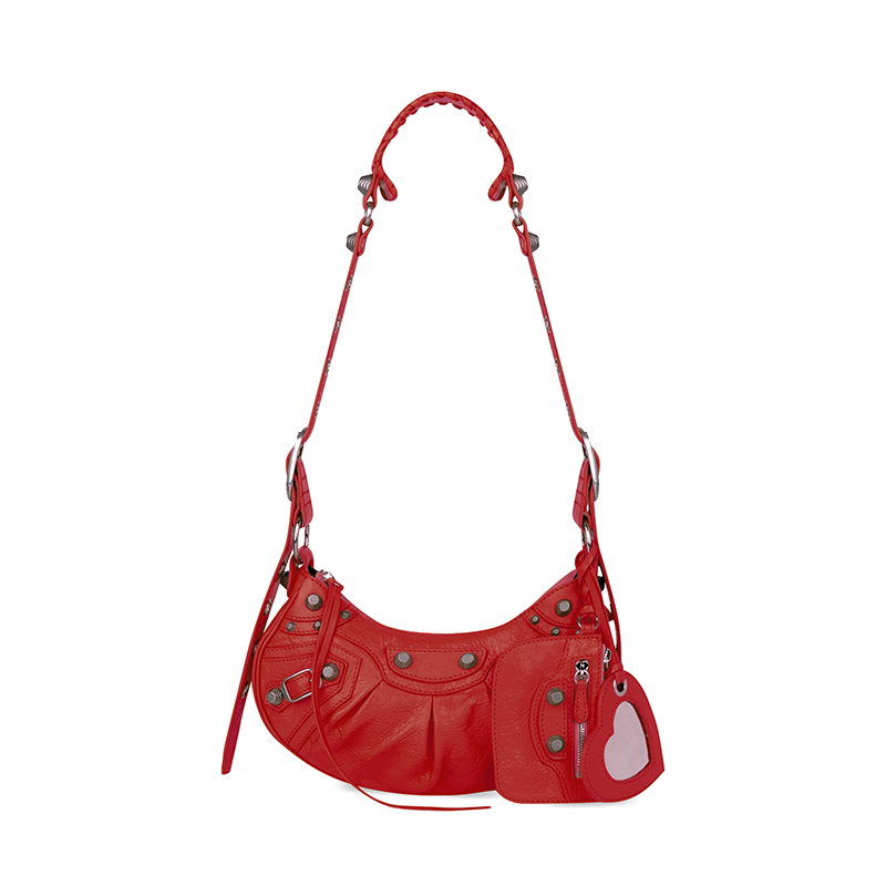 巴黎世家包双肩包, Balenciaga | Balenciaga/巴黎世家 LE CAGOLE系列 女士XS号红色小羊皮复古银色饰面单肩斜挎包6713091VG9Y6406商品图片 8.2折, 包邮包税