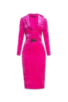 Versace | Versace Long Sleeved Velvet Hooded Dress商品图片,8.6折