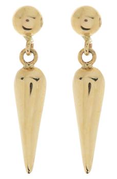 商品Bony Levy | 14K Yellow Gold Cylinder Drop Earrings,商家Nordstrom Rack,价格¥1039图片