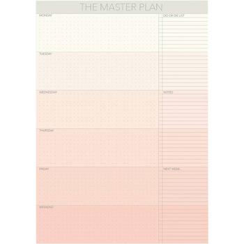 ViSSEVASSE | The master plan daily planner in pink商品图片,4.2折×额外6.7折, 额外六七折