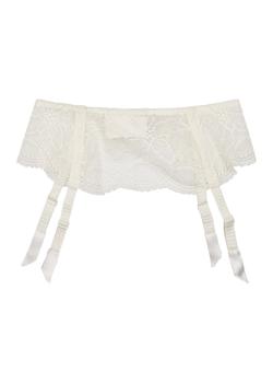 商品Simone Pérèle | Eden ivory lace suspender belt,商家Harvey Nichols,价格¥459图片