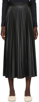 MAISON MARGIELA | Black Pleated Midi Skirt商品图片,6.5折