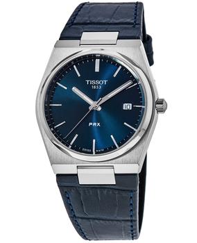 Tissot | Tissot PRX Blue Dial Leather Strap Men's Watch T137.410.16.041.00商品图片,8.1折