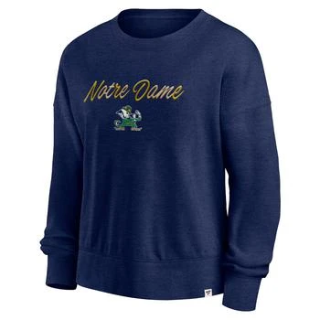 推荐Fanatics Notre Dame Script Pullover Sweatshirt - Women's商品