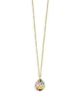 Ippolita | 18K Yellow Gold Rock Candy Gemstone & Diamond Wavy Teardrop Pendant Necklace, 18-20" - Exclusive,商家Bloomingdale's,价格¥14553