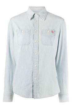 ralph lauren bear, Ralph Lauren | Ralph Lauren Womenswear Long Sleeve Bear Shirt商品图片 