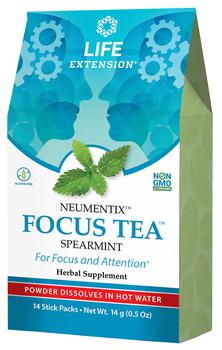 商品Life Extension FOCUS TEA™, Spearmint (14 Packets)图片