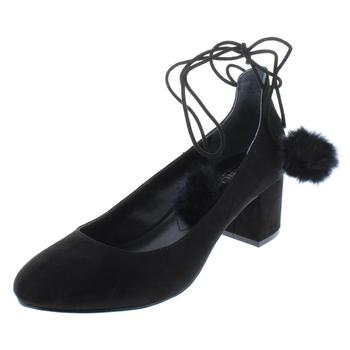 Charles David, Charles David | Charles by Charles David Womens Libby Pom Pom Round Toe Pumps商品图片 0.7折