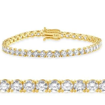 Pompeii3 | 10 Ct Lab Grown Diamond Tennis Bracelet 14K Yellow Gold 7",商家Premium Outlets,价格¥33140