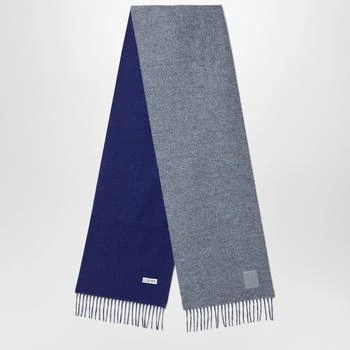 Loewe | Grey/blue wool and cashmere scarf,商家The Double F,价格¥2591