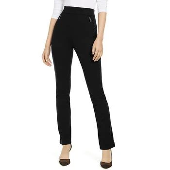 推荐Petite High-Rise Zip-Pocket Pants, Created for Macy's商品