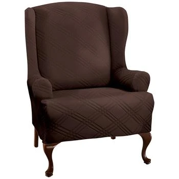 P/Kaufmann Home | Stretch Sensations Double Diamond Wing Chair Cover,商家Macy's,价格¥428