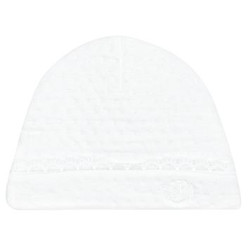 商品Patachou | Lace Trim White Hat,商家Designer Childrenswear,价格¥50图片