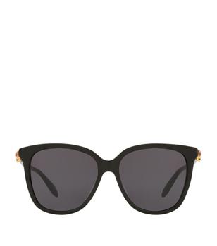 Alexander McQueen | Skull Droplets Cat Eye Sunglasses商品图片,