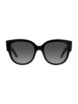 Dior | Wildior 54MM Cat Eye Sunglasses商品图片,