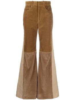 推荐CHLOÉ High-waisted flared trousers商品