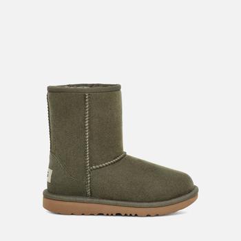 ugg kids, UGG | UGG Kids’ Classic II Suede and Wool-Blend Boots商品图片 