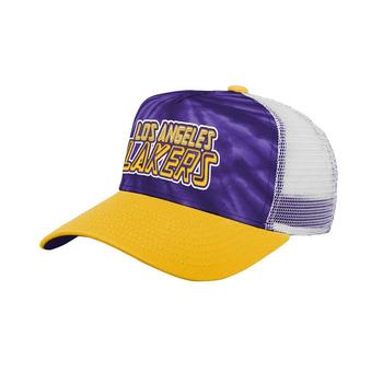 推荐Youth Boys Purple, Gold Los Angeles Lakers Santa Cruz Tie-Dye Snapback Hat商品