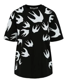 Alexander McQueen | Swallows Printed T-Shirt 5.5折×额外9折, 独家减免邮费, 额外九折