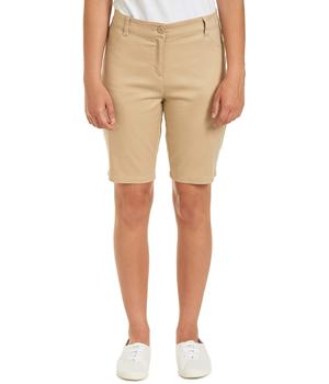 Girls' School Uniform Stretch Bermuda Short