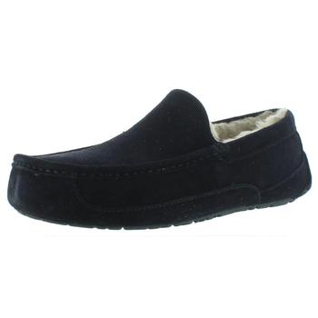 ugg男鞋海淘, UGG | Ugg Men's Ascot Suede Wool Slip On Loafer Slipper商品图片 8.1折