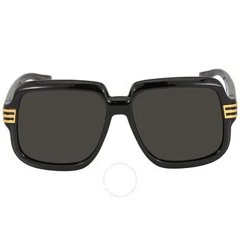 Gucci | Grey Square Men's Sunglasses GG0979S 001 59 4.2折, 满$200减$10, 满减