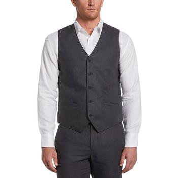 商品Men's Delave Linen Sleeveless Button-Down Vest图片