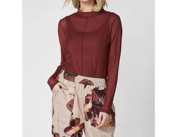 NU Denmark | Runni Blouse Recycle - Wine In Red,商家Premium Outlets,价格¥271