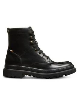 推荐Sawyer Apron Toe Leather Ankle Boots商品