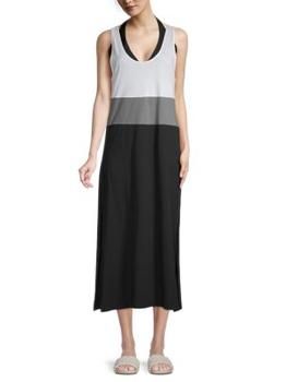 Calvin Klein | Colorblock Sleeveless Midi Dress商品图片,2.5折