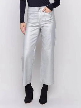 CHARLIE B | Charlie B - Shiny Wax Flare Leg Pant,商家ELITE FINDS,价格¥448