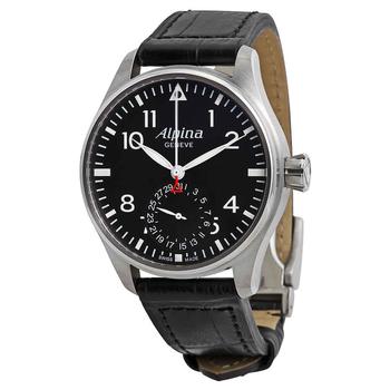 Alpina | Alpina Aviation Automatic Black Dial Black Leather Mens Watch 710B4S6商品图片,4.7折