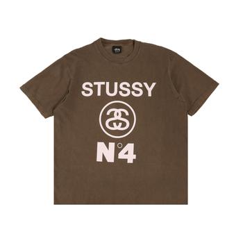 STUSSY | Stussy No. 4 Pigment Dyed Short Sleeve T-Shirt - men's商品图片,