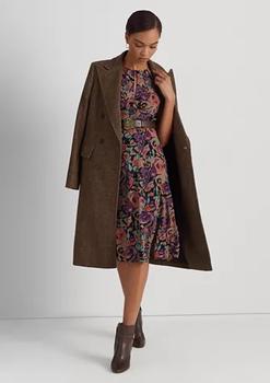 女装拉夫劳伦连衣裙, Ralph Lauren | Floral Belted Crepe Dress商品图片 