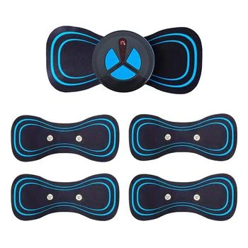 Fresh Fab Finds | Portable Neck Massager Pads 5 Pack, Reusable & Long-Lasting Black,商家Verishop,价格¥152