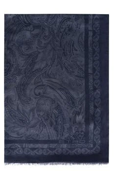 ETRO | Etro Modal And Cashmere Blend Scarf,商家Baltini,价格¥1687