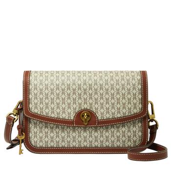 商品Fossil | Fossil Women's Ainsley Printed PVC Flap Crossbody,商家Premium Outlets,价格¥995图片