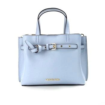 Michael Kors | Michael Kors Emilia Small blue Pebbled Leather Satchel Crossbody Women's Bag 4.1折, 独家减免邮费