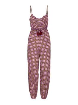 推荐Tory Burch Monogram Print Tassel Belt Detailed Jumpsuit商品