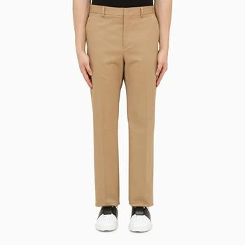 Valentino | Beige cotton regular trousers 3折, 独家减免邮费
