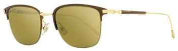 Longines | Longines Men's Rectangular Sunglasses LG0022 36G Bronze/Brown 53mm 3.4折