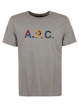 A.P.C. | A.P.C. Logo Printed Crewneck T-Shirt 6.7折