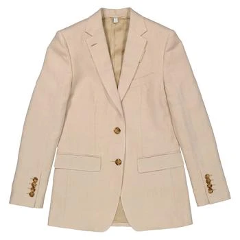 Burberry | Ladies Loulou Oatmeal Single-Breasted Tailored Jacket 1.6折