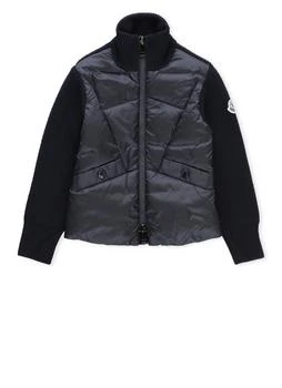 Moncler | Moncler Enfant High-Neck Ribbed Zipped Padded Jacket,商家Cettire,价格¥2560