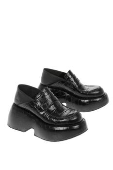 Loewe | Loewe Women's Black Other Materials Loafers商品图片,
