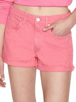 FRAME | Le Brigette Raw Fray Mid-Rise Denim Shorts商品图片,4.9折