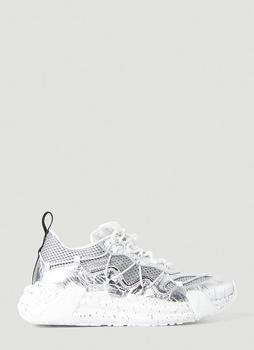 推荐Compassor Lace Up Sneakers in White商品