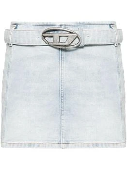 推荐DIESEL - Logo Denim Mini Skirt商品