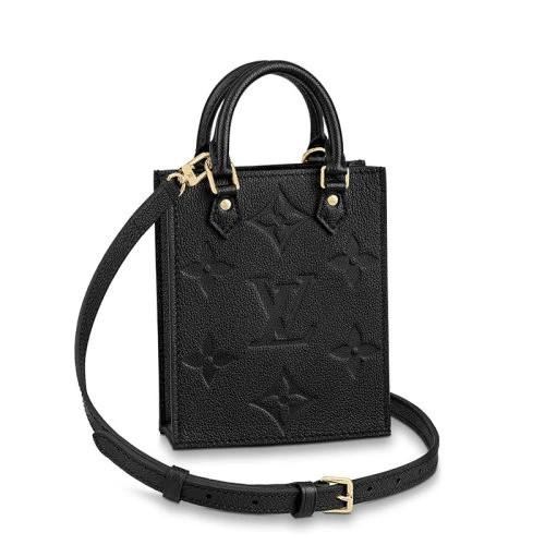 Louis Vuitton | 【预售十天】Louis Vuitton/路易威登 经典款PLAT系列 女士黑色老花压纹粒面牛皮革金扣配可拆卸肩带单肩斜跨手提托特包M81417 8.3折, 包邮包税