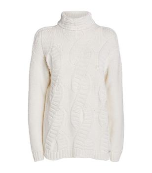 Kiton | Cable Knit Rollneck Sweater商品图片,